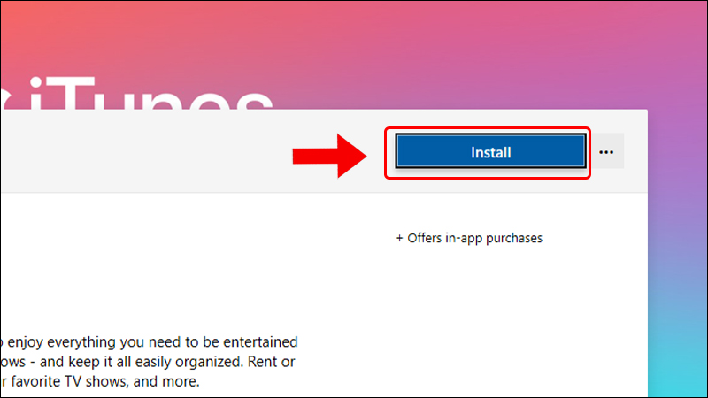 Chọn vào Install để cài đặt